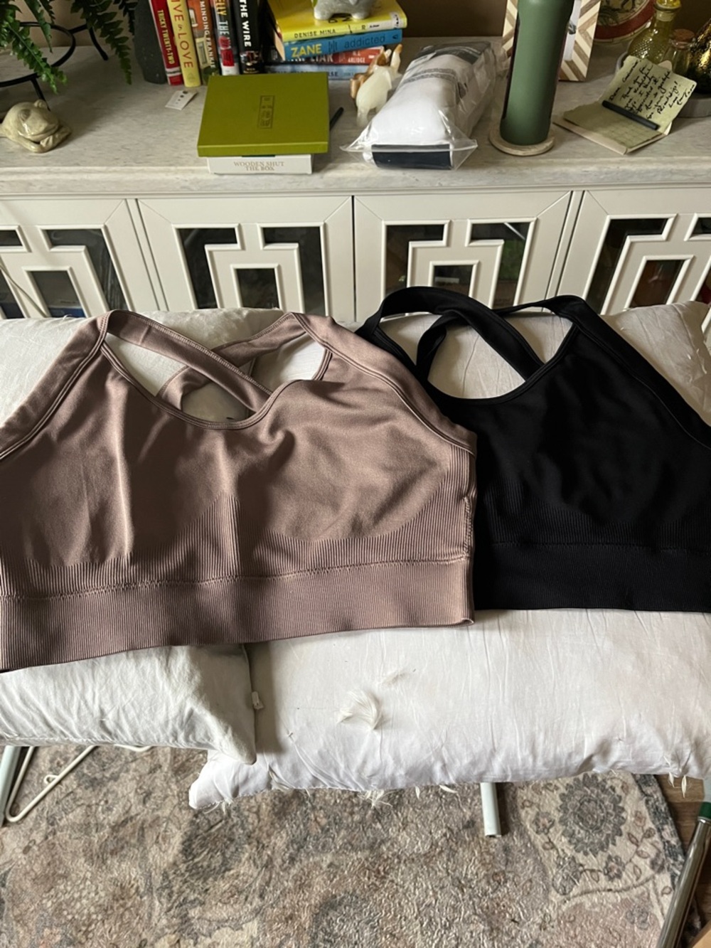Ladies /teens sz L set of 2 sports bras NWOT
